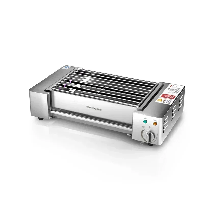 Electric BBQ Home Commercial Smokeless Grill Indoor Grilled Oyster Lamb Skewer Machine cast iron grill electric griddle rotisserie grill