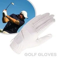 1 Pc Golf Gloves Left Right Hand Men's Soft Ultra-fiber Cloth Breathable Wear-resistant Golf Gloves Sports Gloves 1