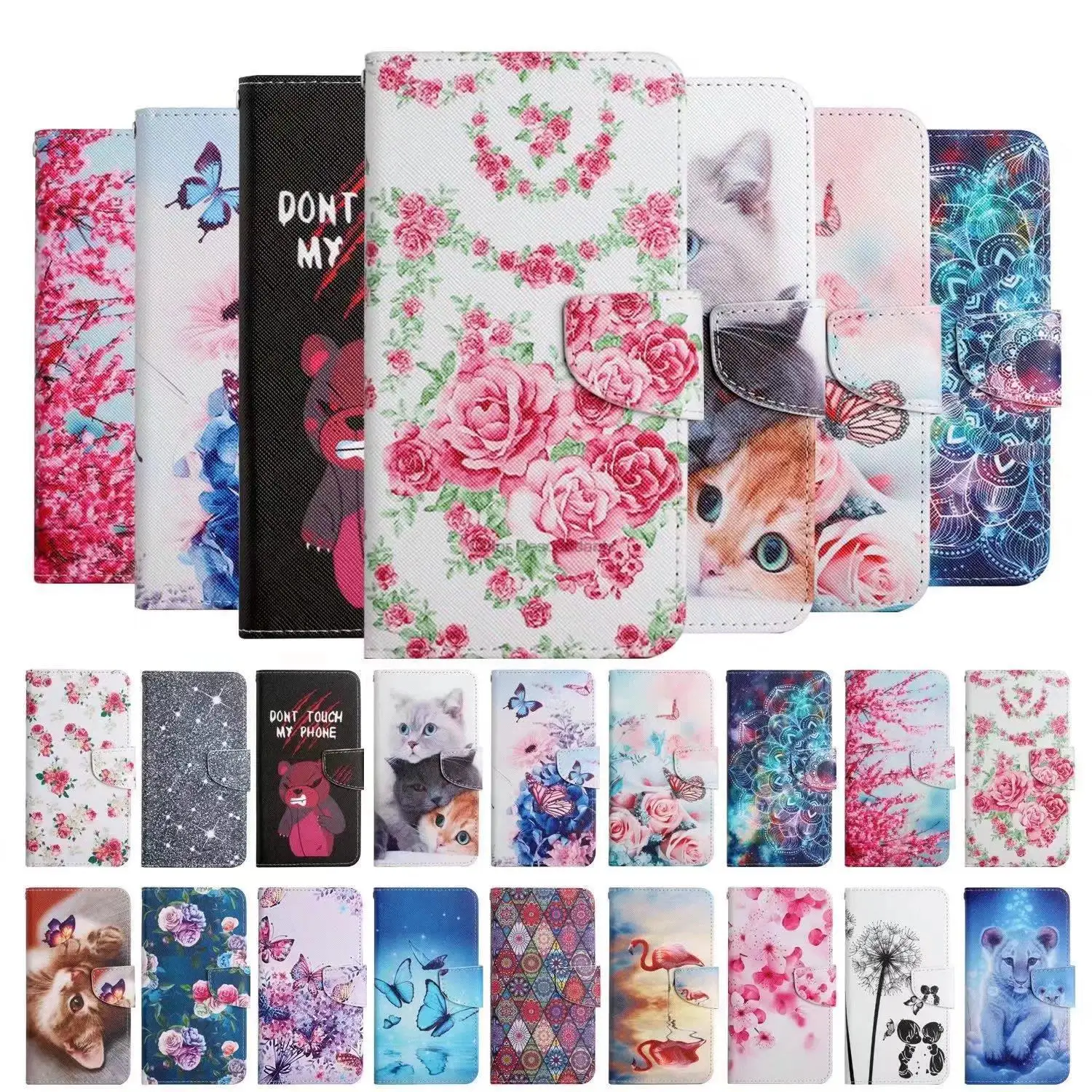 For Samsung A10 Leather Case On For Coque Samsung A10 M 10 Sm-A105F Sm-A105G Sm-A105M Sm-A105Fn Cover Flip Wallet Phone Cases
