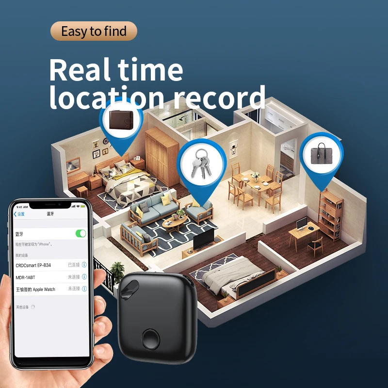 New Mini GPS Tracker ITag Global Positioning Anti-loss Finder Device For Children,Elderly And Pets Work With Apple Find My APP