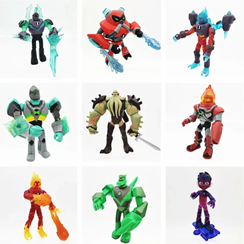 Omnitrix Ben10 Action Figures Ben 10 Tennyson Ornamenti Per Bambole Giunti Mobili Collezione Di Figure Regali Giocattolo Per Bambini