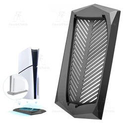 Vertical Stand with Ventilated Base for Enhanced Cooling and Stability - White (Black)