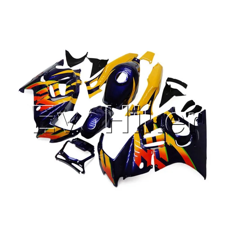 

ABS Plastic Bodywork Set for CBR600F3 1997 1998 yellow blue CBR600 F3 97 98 bodywork kit motorcycle fairings