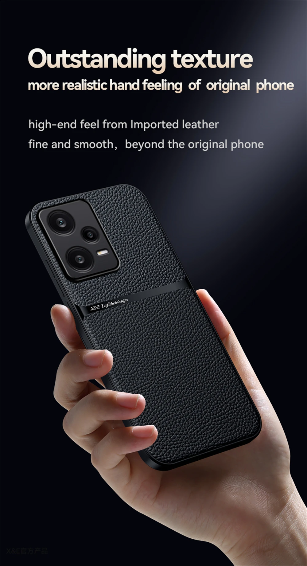 Coque de téléphone magnétique en cuir pour redmi note protection_voghion.com