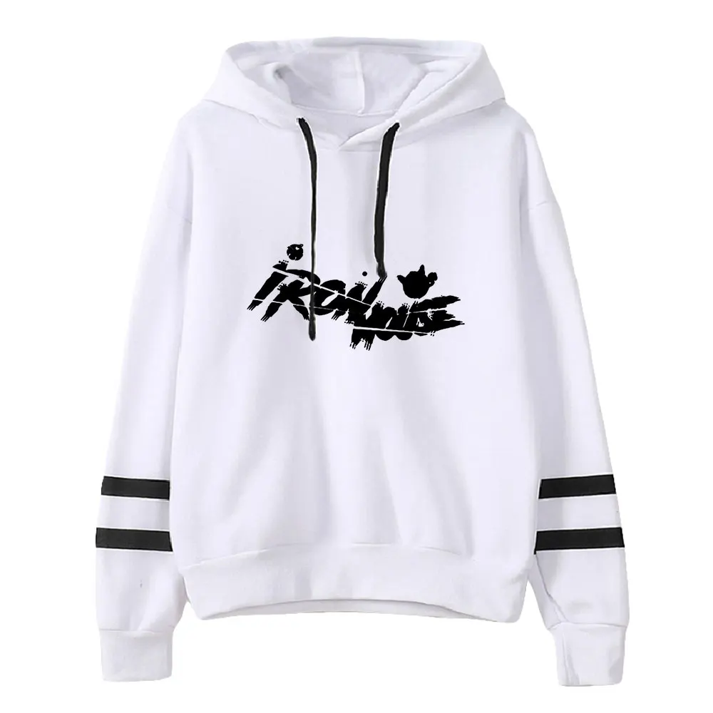Ironmouse VTuber Hololive Unisex Pocketless Parallel Bars Sleeve Sweatshirt Women Men Hoodie Harajuku Streetwear Anime Clothes