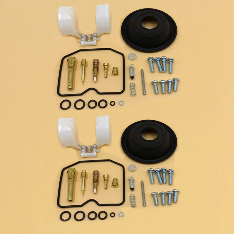 2er-Set für Kawasaki ER500 ER5 Motorrad Vergaser Reparatursatz Vakuummembrankolben Schwimmerdichtungssatz – Detail 1