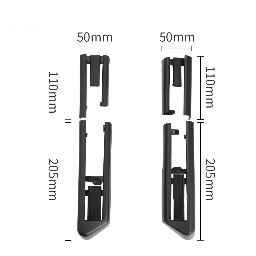 F10 블랙 ABS 카시트 레일 트림 커버 슬라이딩 트랙 보닛 BMW GT F07 F02 5 7 시리즈 전면 후면 왼쪽 오른쪽