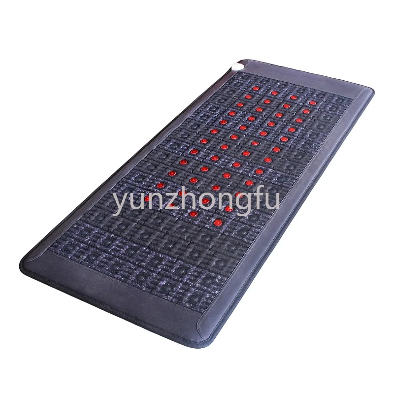 Ly-011-G48Ct Pemf 48 Photon Far Infrared Natural Amethyst Thermal Therapy Pro Massage Mat
