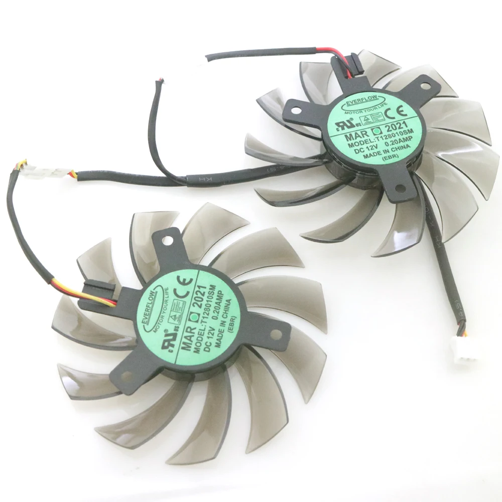 Refrigerador de Placa Gráfica Gigabyte Ventilador Vga Pld08010s12h T128010sm 75 mm 40x40x40 mm 3pin - Imagem 5