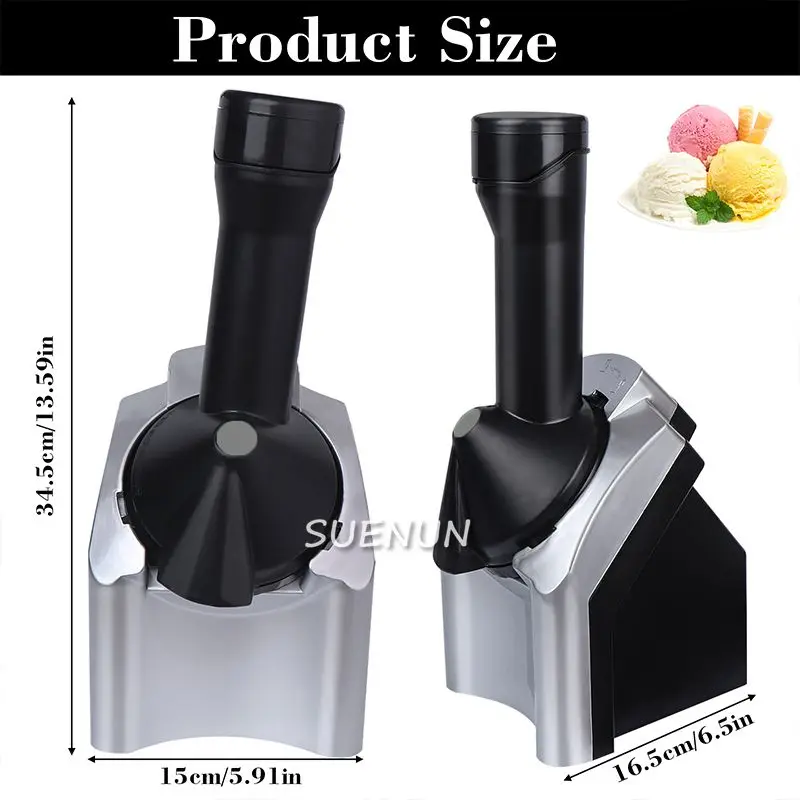Household Automatic Fruit Ice Cream Machine For Children Milkshake Maker Frozen Dessert Maker Ice Cream Tool For ice Machine 3