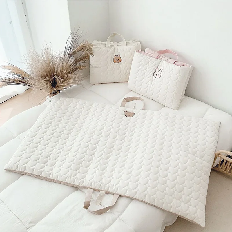 

Детское зимнее утолщенное складное одеяло из чистого хлопка для путешествий и детской коляски