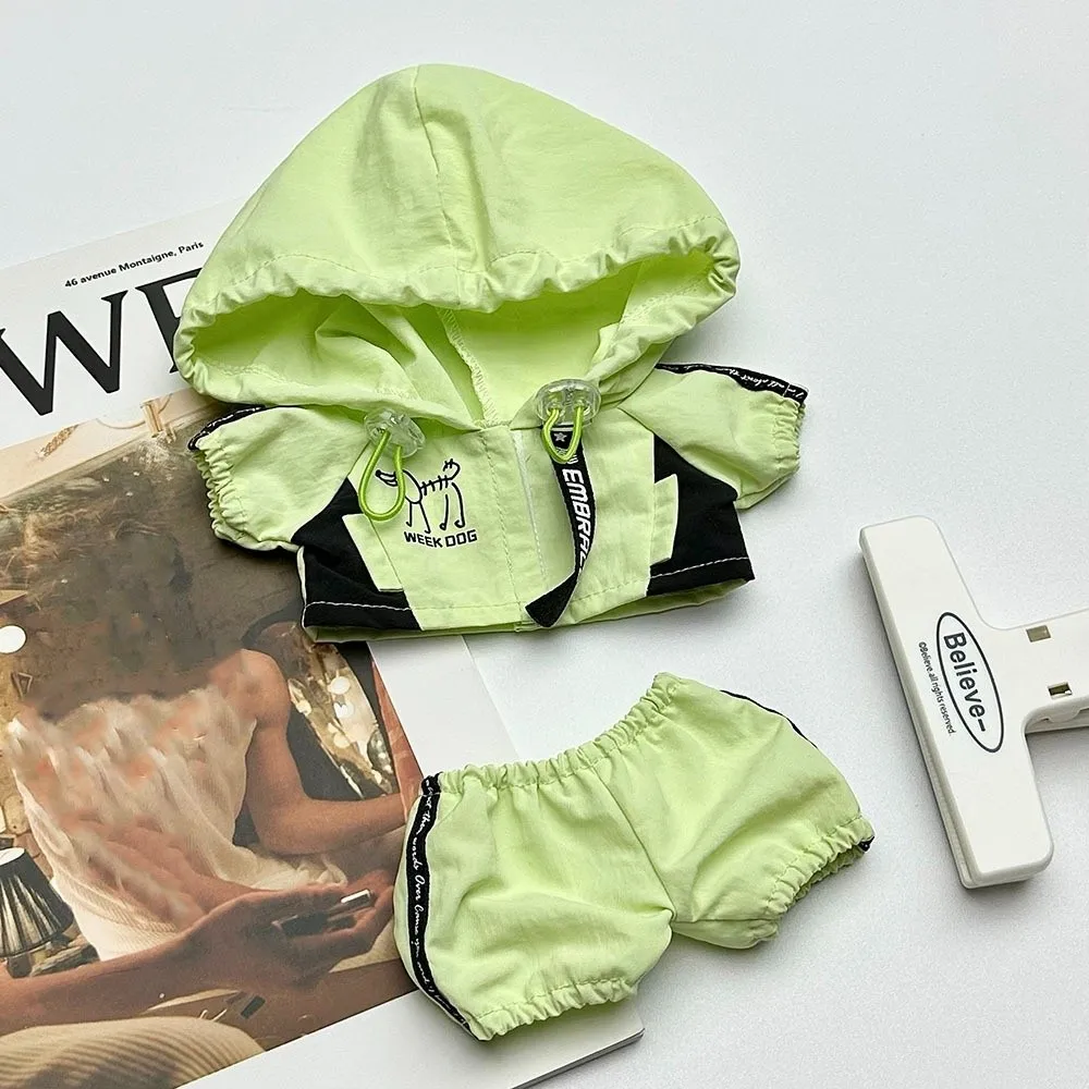 Outdoor Jackets 20cm Cotton Doll Clothes Coat Sport Idol Doll Clothes Dress Up Cool Plush Doll Clothes Children's Gift