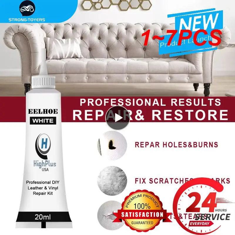 

1~7PCS Easy To Use Car Care Liquid Car Seat Sofa Scratch Cracks Paint 25.00g Convenient 20ml Car Leather Repair Gel