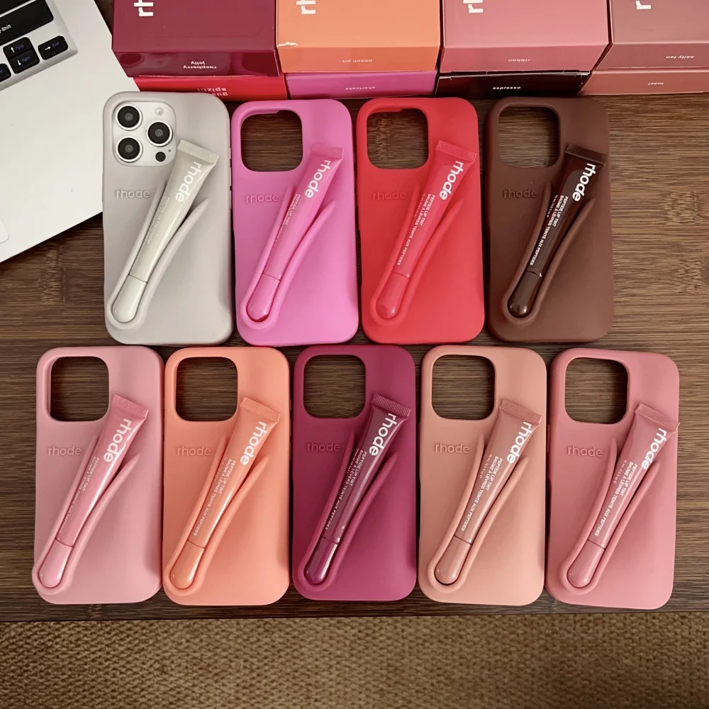 rhode iPhone15ケース＋リップsaltytanセット lip case | rhode skin