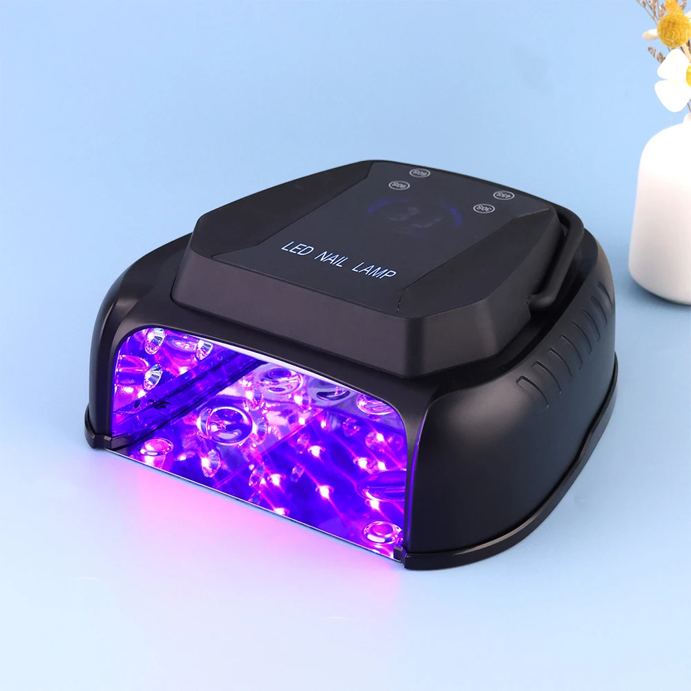 Cordless Nail Light Cordless 72W LED UV Nail Lamp For Curing Gel Polish Wireless with Recharge Battery High Power Dryer 72W 2