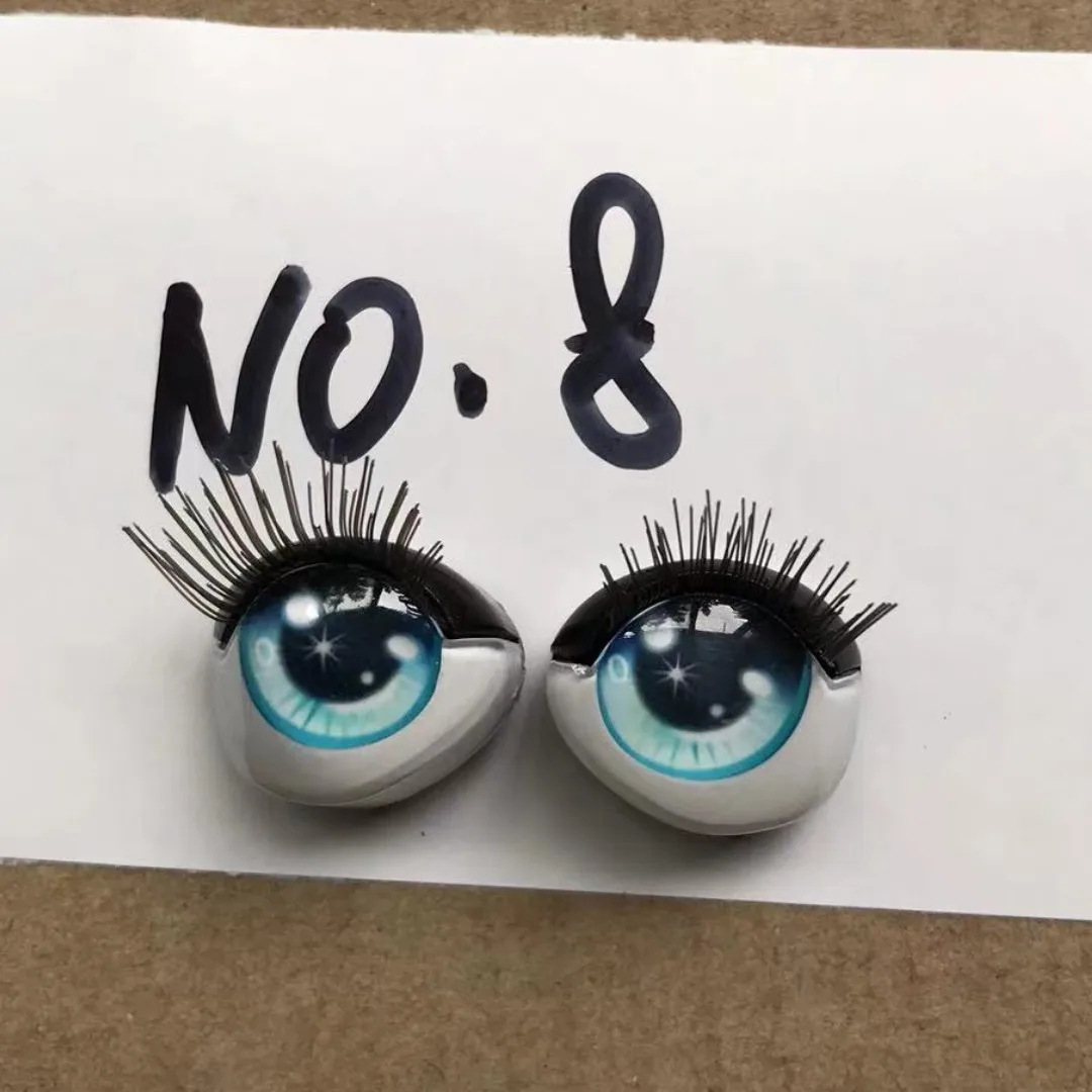 Rainbow Doll with Sparkly Eyes and Unique Green Features - Limited Edition Collectible Toy