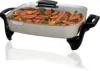 Skillet Nonstick with Lids - 16" inch Extra Large Frying Pan,Ceramic, Adjustable temperature, Cool Touch Handles, Nozaya 1