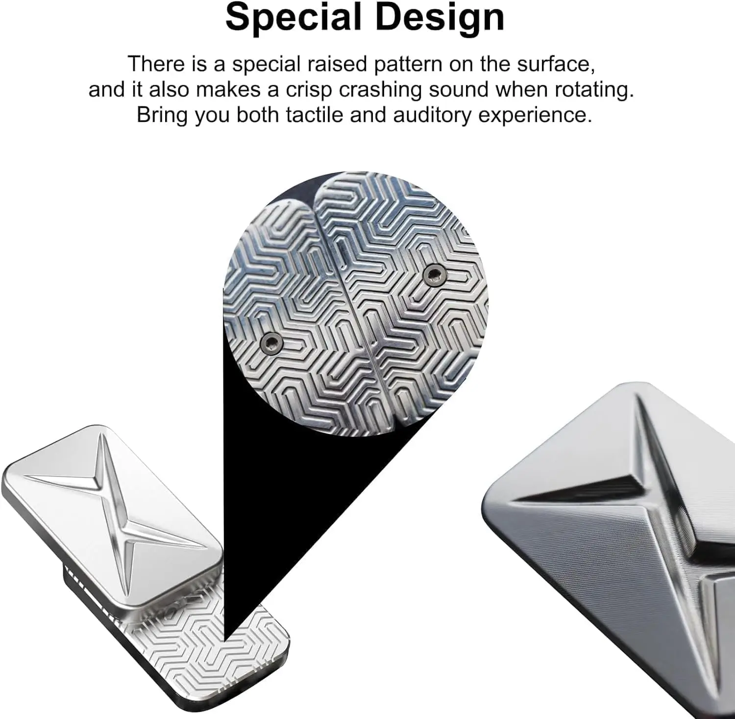 Enhanced EDC Magnetic Metal Fidget Slider
