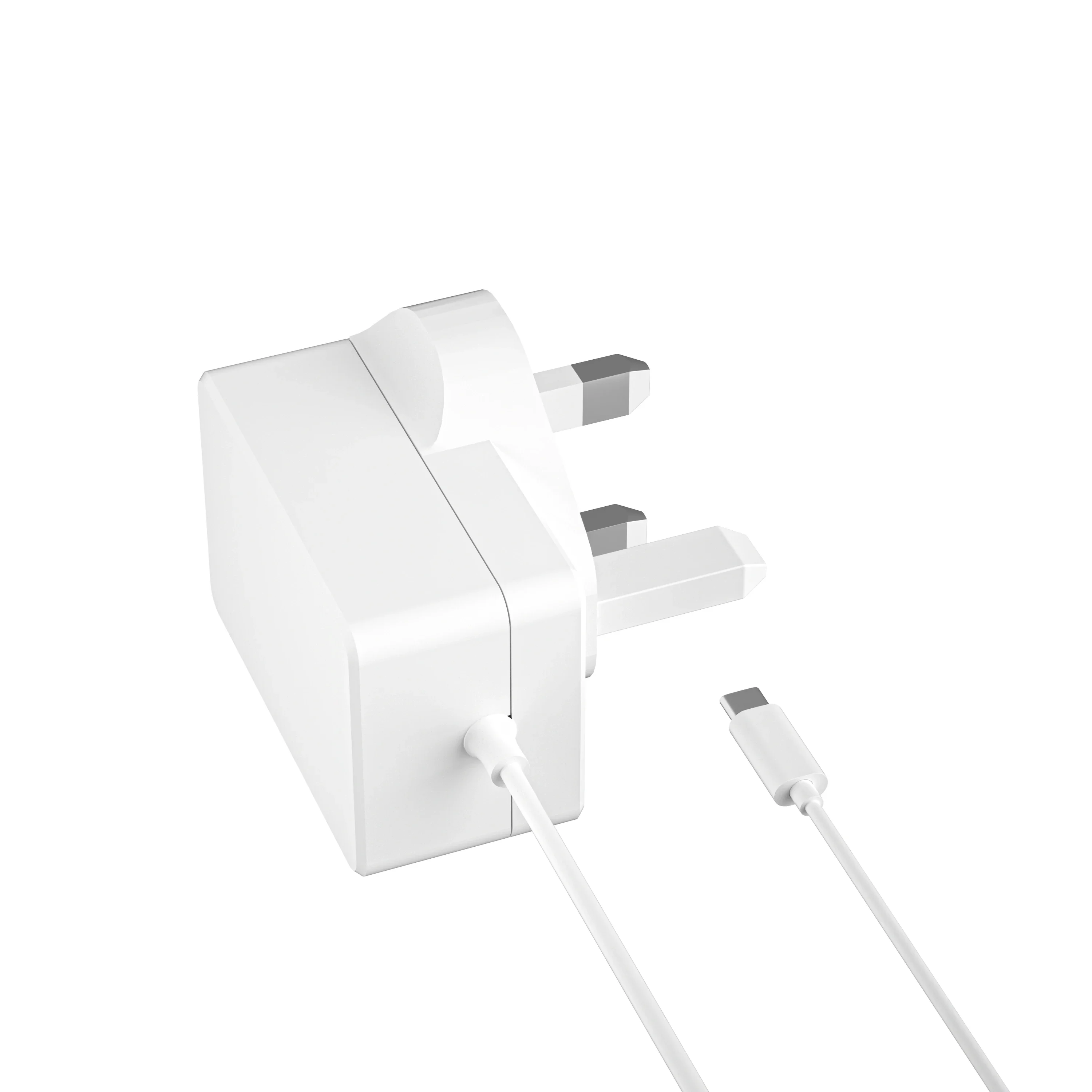 27W USB-C Power Supply 5.1V 5A Compatible for PD Charging UK Plug for Raspberry Pi 5