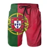 Classic 3d Print Portugal Flag Beach Shorts Men Quick Dry Bathing Suits Loose Surf Board Shorts Popular Sports Swim Trunks 5