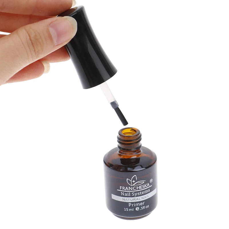 15/12ml Liquid Nail Primer Fast Air Dry For UV LED Gel Nail Art Acrylic No-acid Base Dehydrator Nails Bonder
