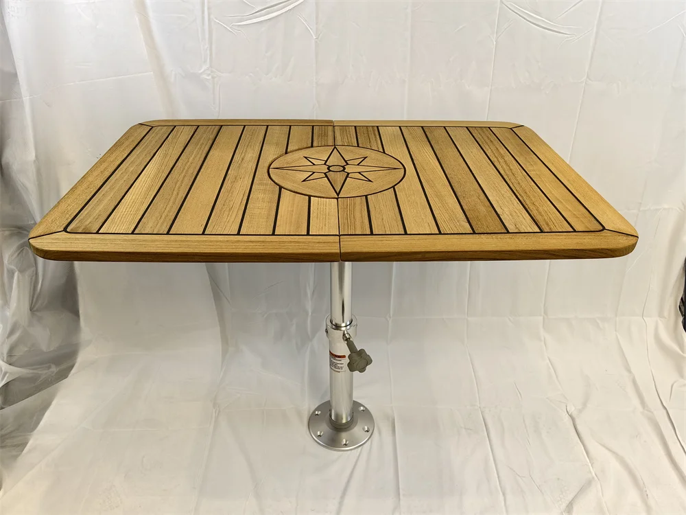Couteau pliant Compact, une main, incrustation de bois - Warland Surplus