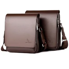 

New Style Men's Business Shoulder Bag Retro Crossbody Briefcase High Quality PU Leather Travel Bag Men's Top-Handle Bags