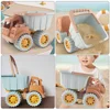Children's Dump Truck Kids Beach Toys Sand Truck Toy Tipper Car Toy Portable Digging Sand Car Plastic Sand Box Toys Toddler 4