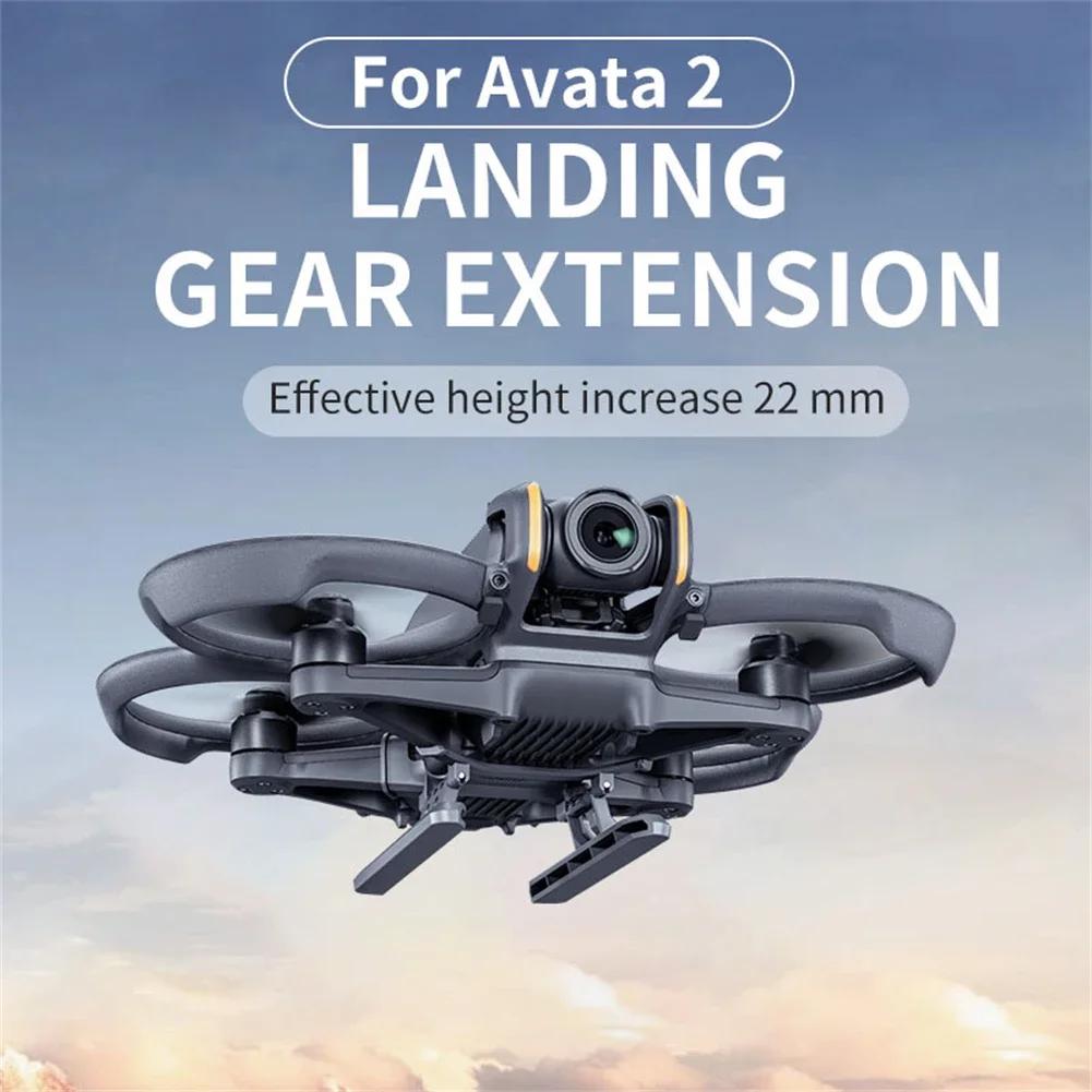 드론 랜딩 기어 익스텐션 다리 접이식 브래킷, 랜딩 기어 다리 드론 액세서리, DJI AVATA 2 드론과 호환
