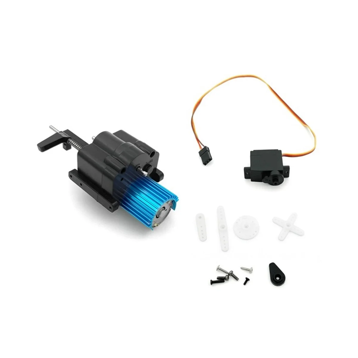 

370 Motor 2-Speed Gearbox for WPL B1 B14 B16 B24 C14 C24 MN D90 MN99S RC Car Upgrade Parts