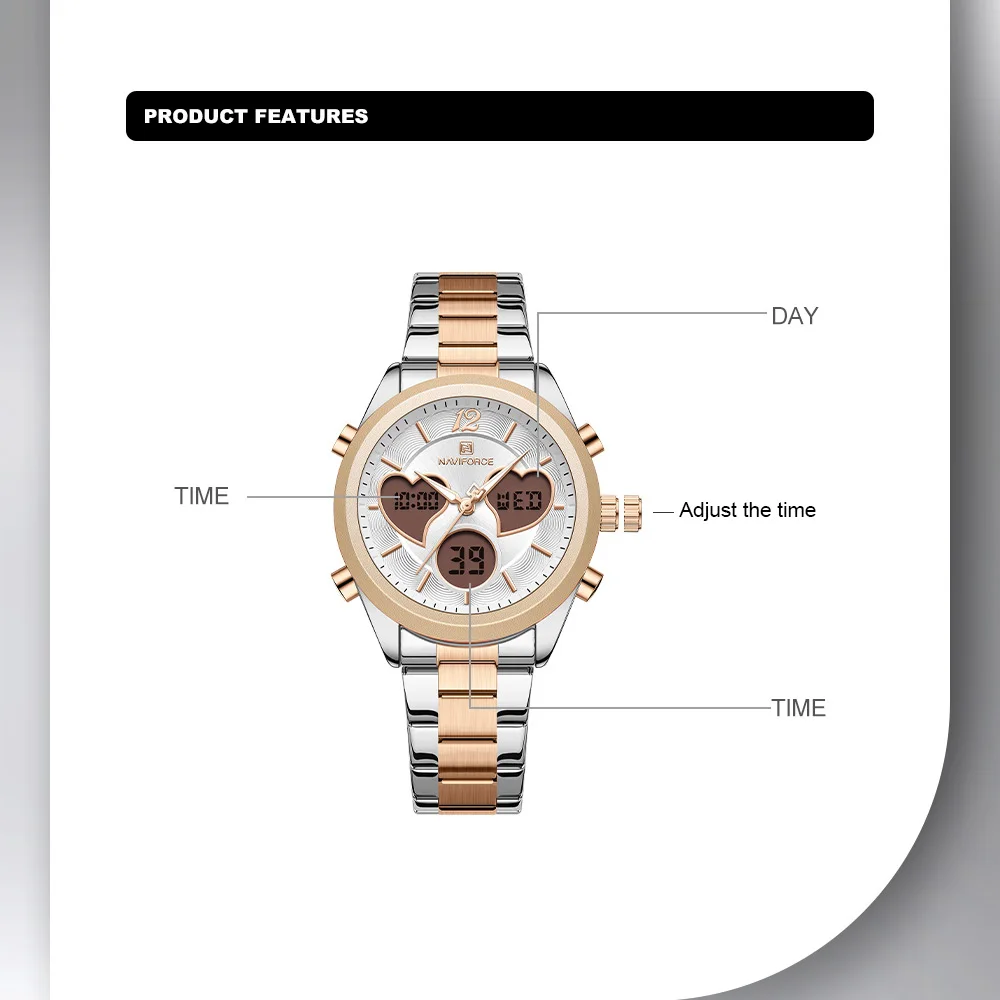 NAVIFORCE NF5045S Women's Watch description image 3