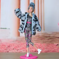 New 30cm Doll Full Set 11 Joints Movable Doll with Clothes Suit Girls Play House Dress Up Toy 1