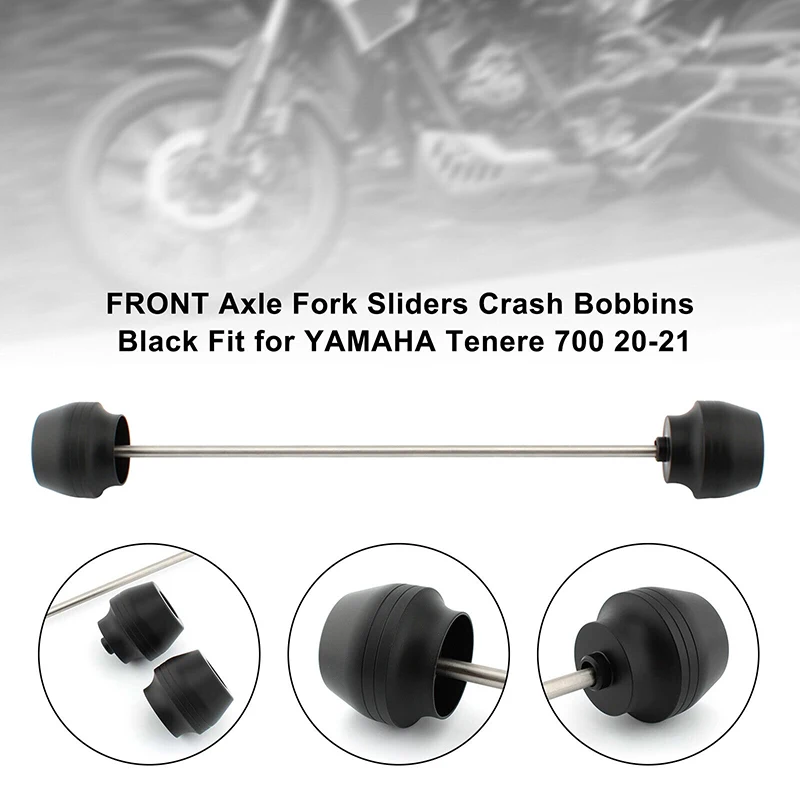 

Rhyming Wheel Crash Motorcycle Protector Slider A Front Rear Axle Fork Sliderluminum Fit For YAMAHA TENERE 700/RALLY 2021-2023