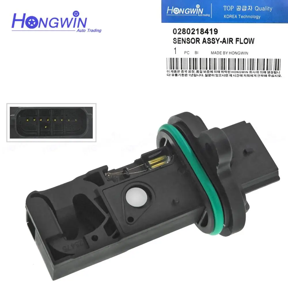 Mass Air Flow Sensor MAF 0280218419 For Buick Encore, Chevy Cruze, Sonic, Trax 2012-2021