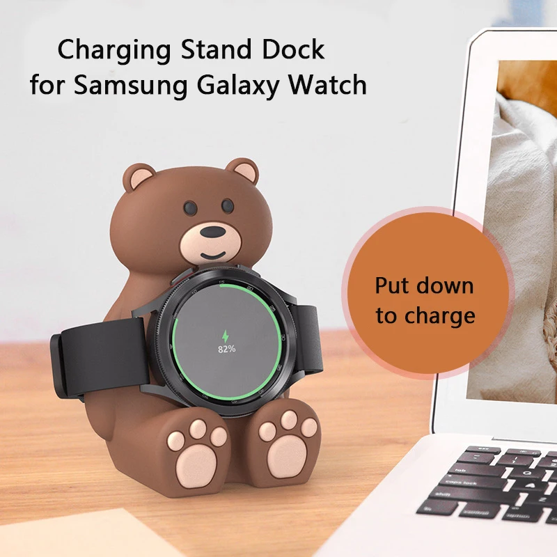 

Charging Stand Dock for Samsung Galaxy Watch 5 4 40 44mm 4Classic 42 46mm Watch 5Pro 3 Active 2 Station Holder Smart Accessories