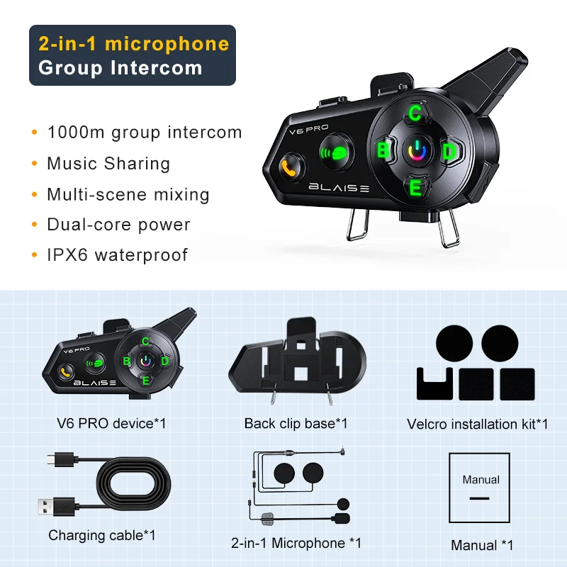 BLAISE V6 ���� �������� ������� ������ ��� ����, BT 5.0 ���� ��� ������, ���� ����, 6 ���� ���̴�