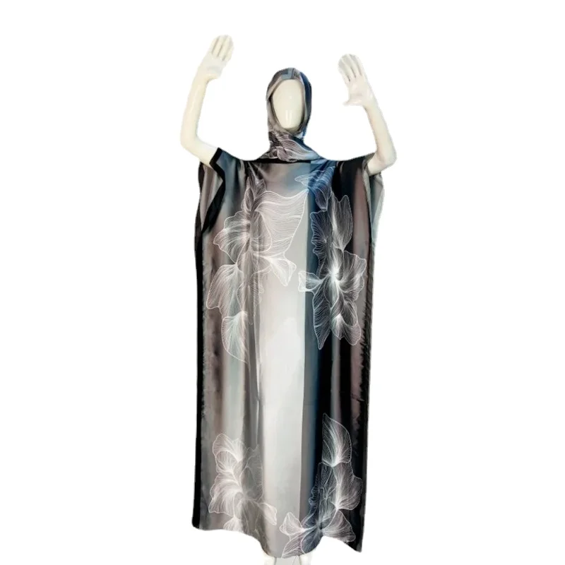 

2023 African Dresses for Women Summer Elegant African Sleeveless Print Plus Size Dress Dashiki African Clothing Muslim Abaya