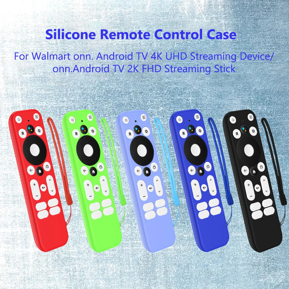 Silicone Remote Cover Silicone TV Remote Control Protective Sleeve All-inclusive Dust-proof Walmart Onn. Android 2k Fhd