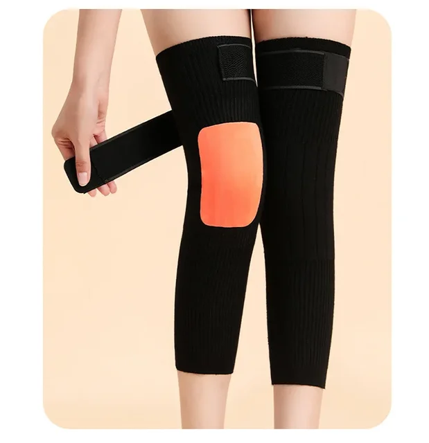 Knee Warmers Pair Men Women Cashmere Knee Support Brace Leg