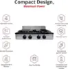 Portable Porcelain Cover and Four 16,000 BTU Burners, Stainless Steel Stove for Propane Gas 5