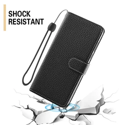 Elegant Flip Cover Leather Wallet Phone Case - Shockproof Protection for OUKITEL C25 (Black)