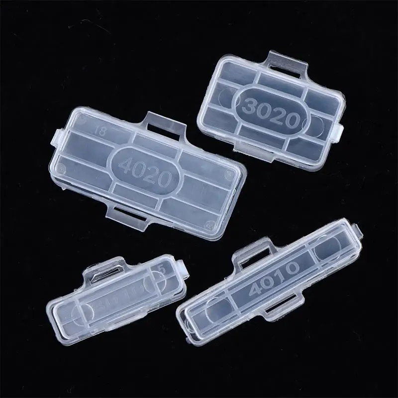 100pcs 케이블 라벨 태그 상자 투명 플라스틱 케이블 타이 마커 와이어 사인 이름 홀더 디스플레이 식별 씰 케이스