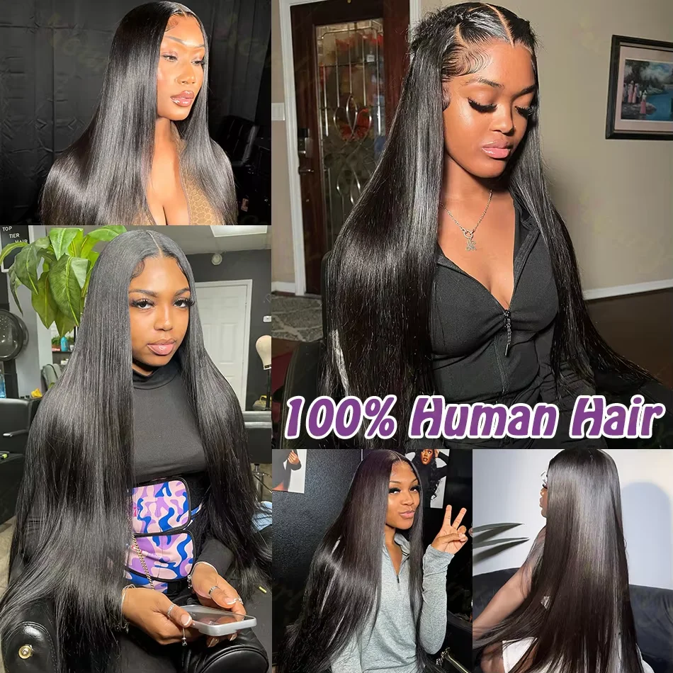 16A 30 40 Inch Brazilian Hair Bundles Natural Straight Raw Human Hair 3 Bundles 100% Remy Human Hair Extensions For Black Women 6