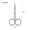 Stainless steel Surgical Straight Bend tip surgical instruments stitches tissue Scissors Medical Emergency Field Equip Shearing 6