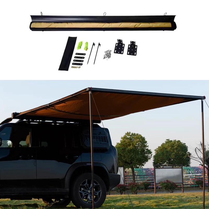 

Автомобильная боковая палатка из алюминиевого сплава, подходит для Chery JETOUR Traveler T2 2023-2024, модификация автомобиля, внешнее украшение, модифицированные детали