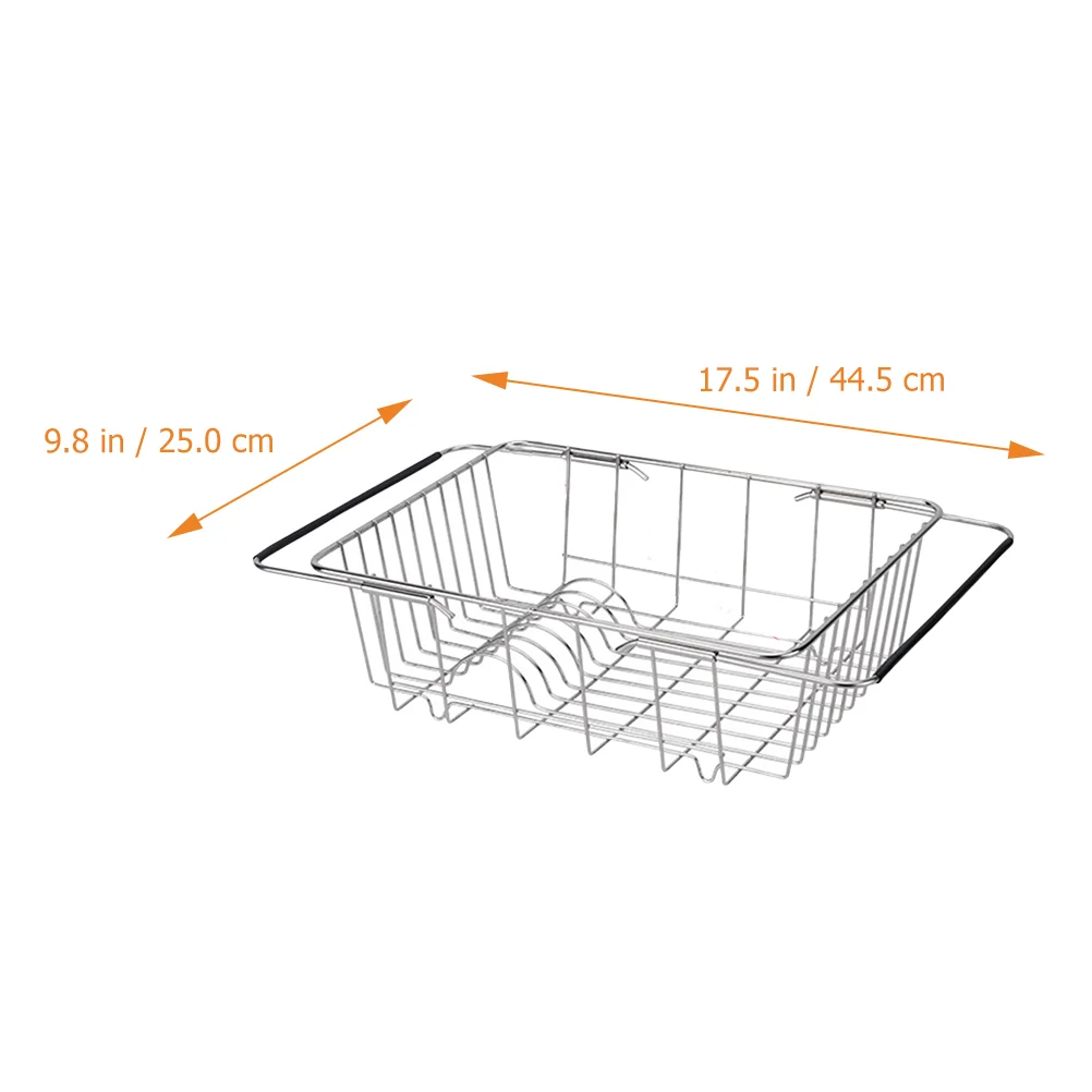 Joey'z 3-Pc Extra Large Dish Drying Rack with Drainboard and Utensil Holder  Set, Red - AliExpress