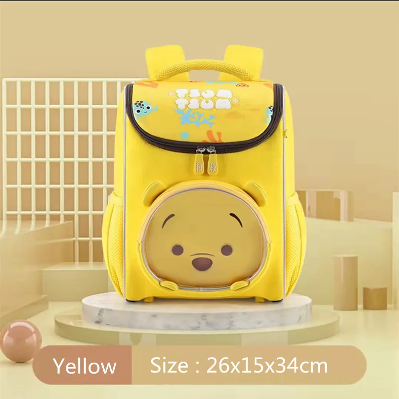 2022 Disney Mickey Kindergarten Bags For Boy Girls Primary Student Shoulder Orthopedic Backpack Large Capacity Kids Gift Mochila