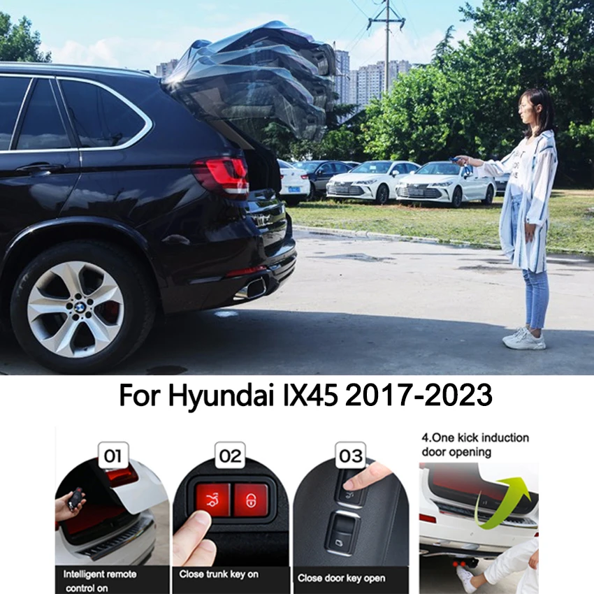 

Electric Tailgate For Hyundai IX45 2017-2023 Car Power Trunk Lift Electric Hatch Tail Gate Auto Rear Door Tail Box Intelligent