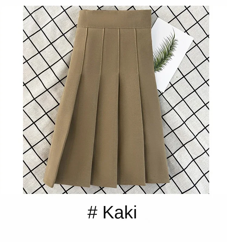Women's Skirt Fashion Summer High Waist Black a Line Mini Pleated Short Skirts for School Girls Korean Style Ladies Clothing