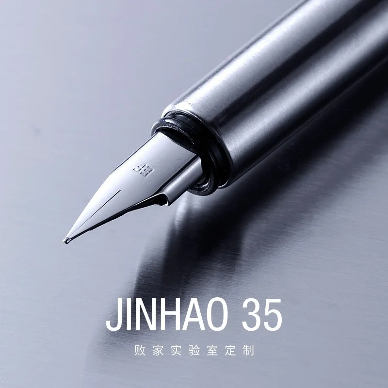 Jinhao 35, Ganzmetall-Füllfederhalter, EF, superfeine Feder, glattes Schreiben, Kalligraphie-Übungen, unverzichtbares Briefpapier für den Bürogebrauch – Detail 5
